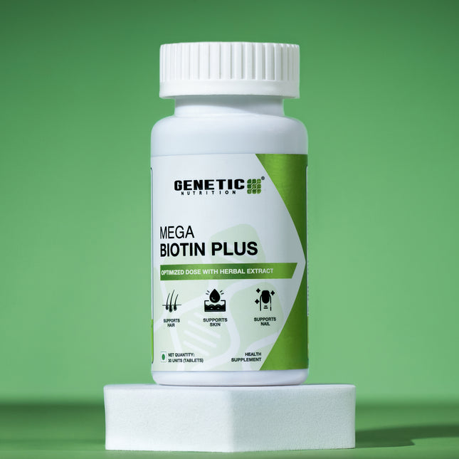 Mega Biotin Plus | Vitamin B7 Supplement - 30Tabs