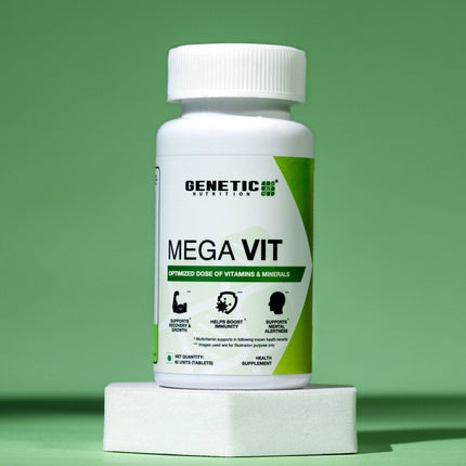 Mega Vit | Multi Vitamin Supplement - 60Caps - Genetic Nutrition