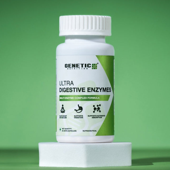 Ultra Digestive Enzymes | Digestive Health Supplement - 30Caps - Genetic Nutrition