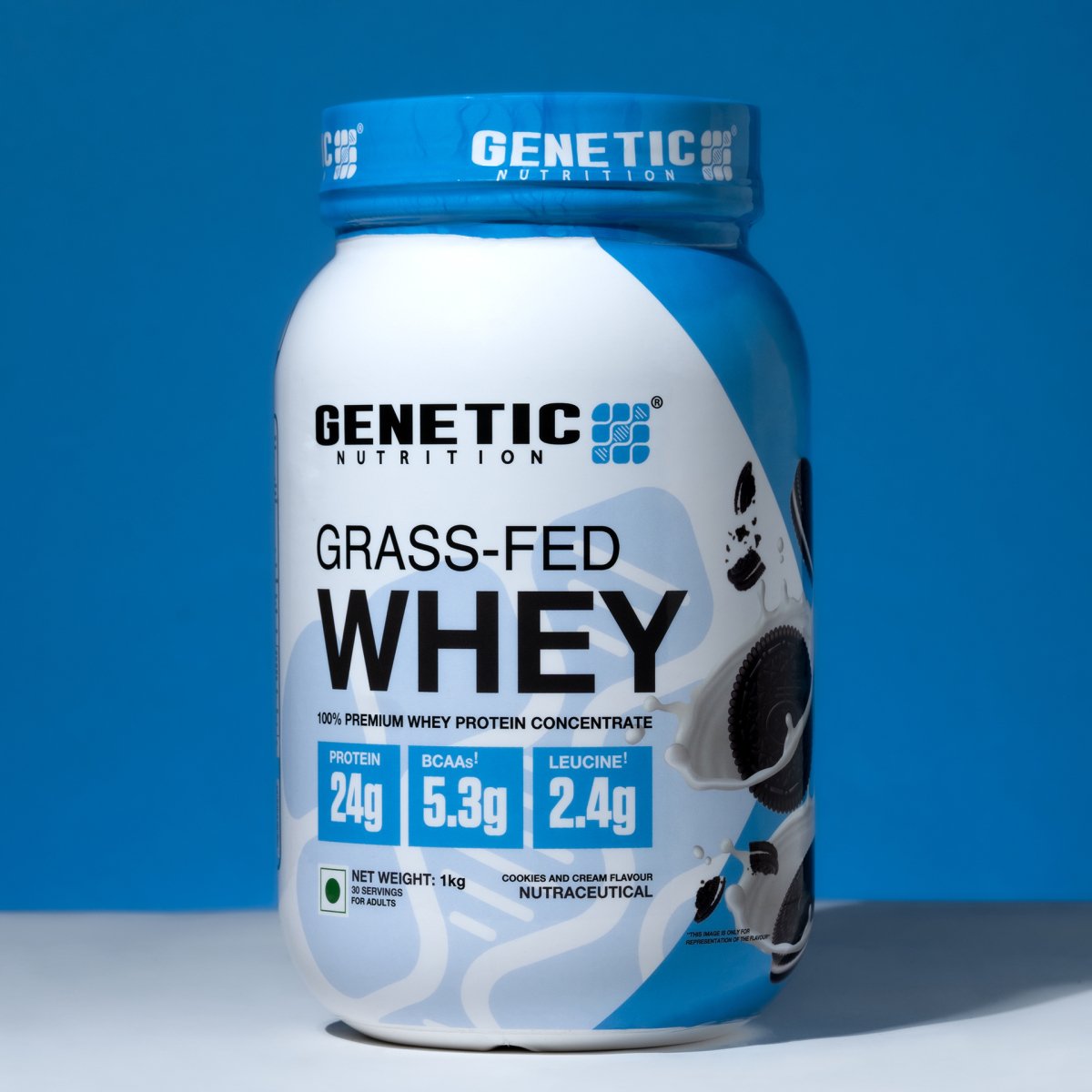 Cookies and cream Grass Fed Whey Protein, 2 Kg at best price in Vijayawada